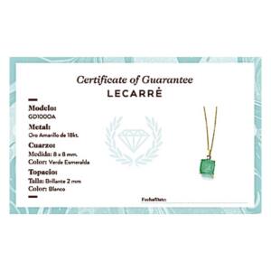 Cadena + Colgante Green Love LeCarré